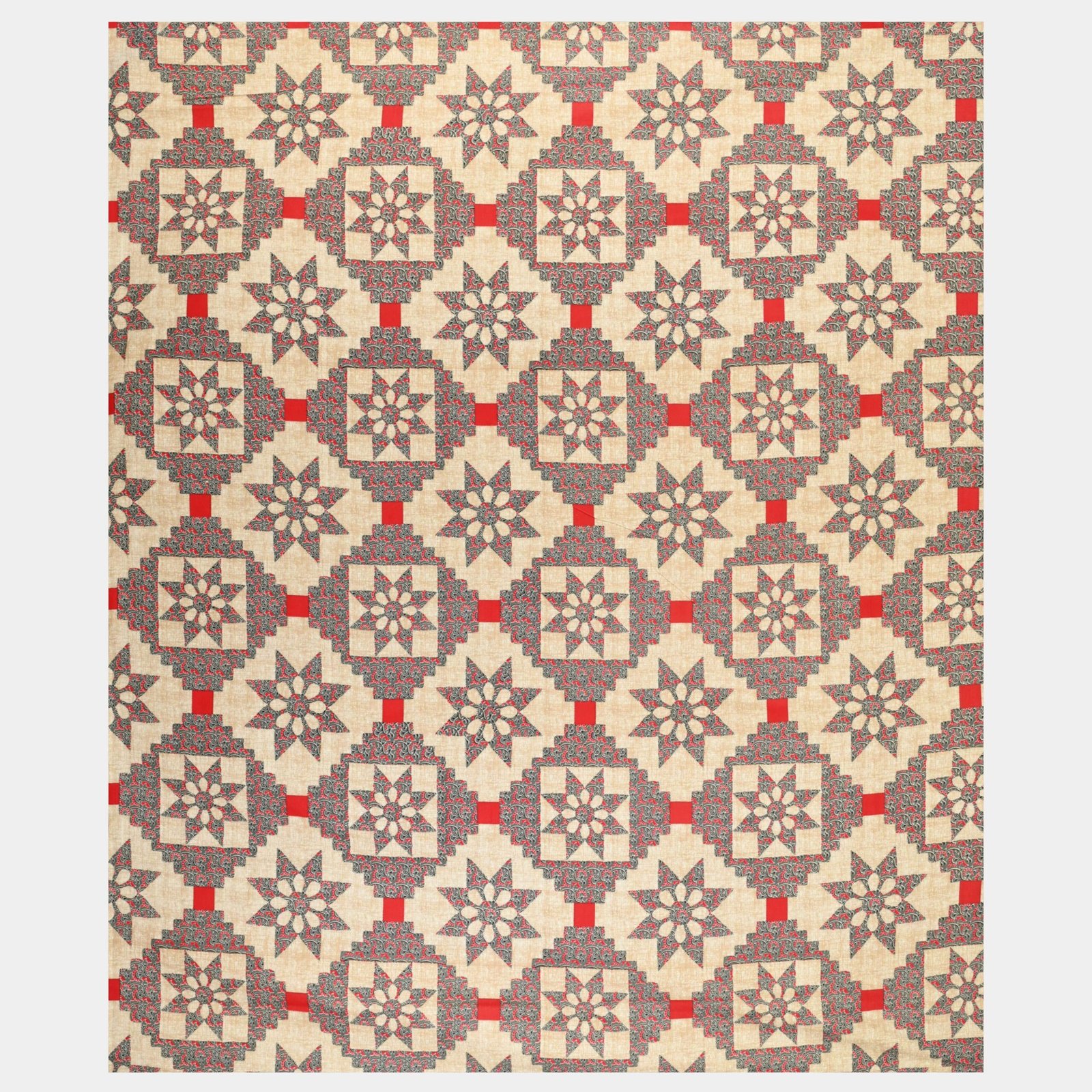 Rajasthani Traditionally Printed Cotton Doublebed Bedsheet With Pack of 2 Pillow Covers - Image 5